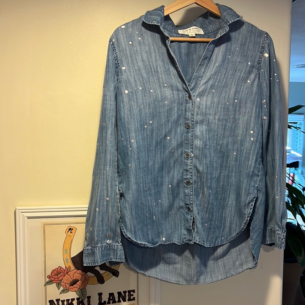 Anthropologie Cloth & Stone Button Down